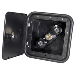 Phoenix Faucets PF247701 Spray-Away Two-Handle Hot and Cold Outlet with Quick Connect - Black
