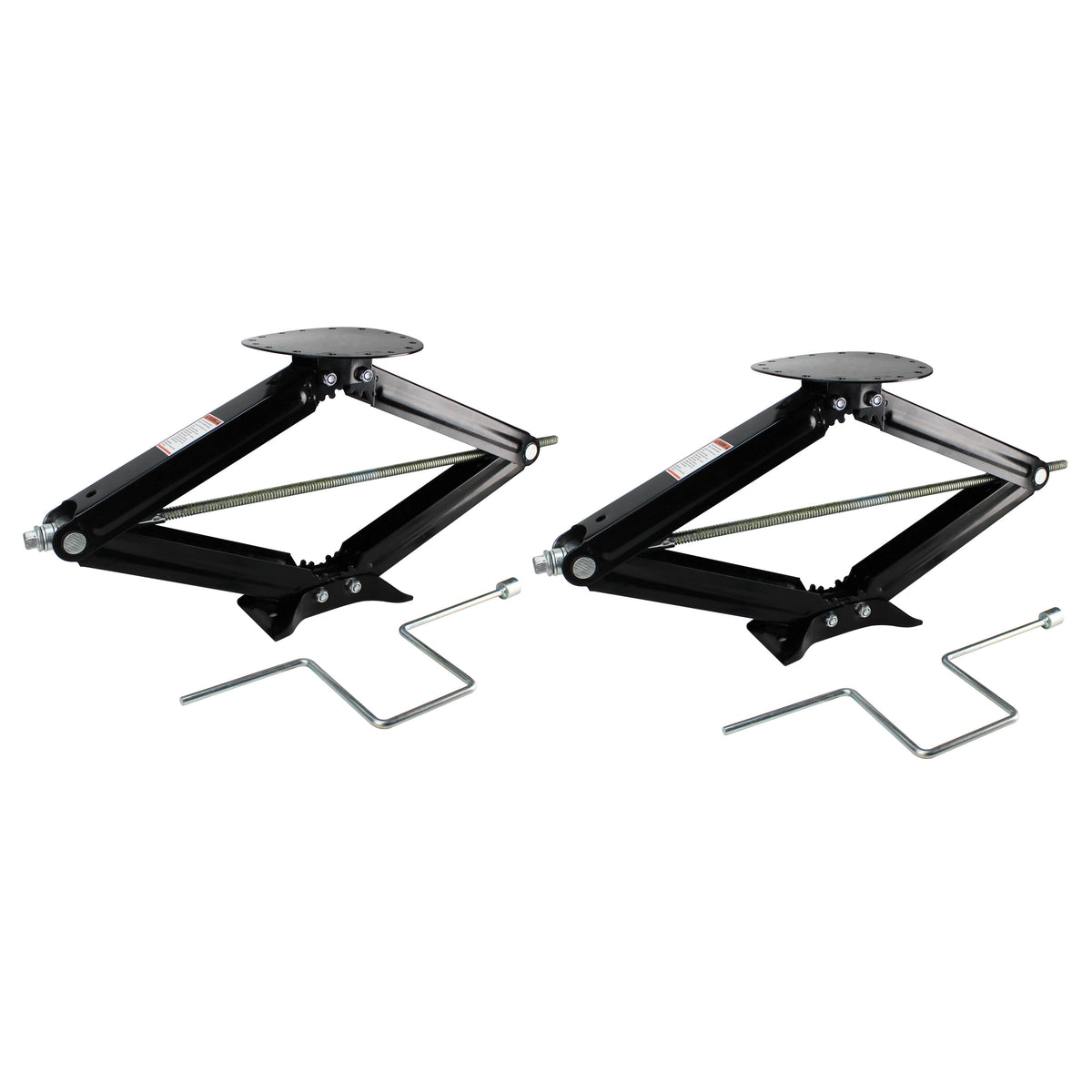 Quick Products QP-RVJ-S30-2PK RV Stabilizing and Leveling Scissor Jack, 5,000 lbs. Max, 30" - Pair