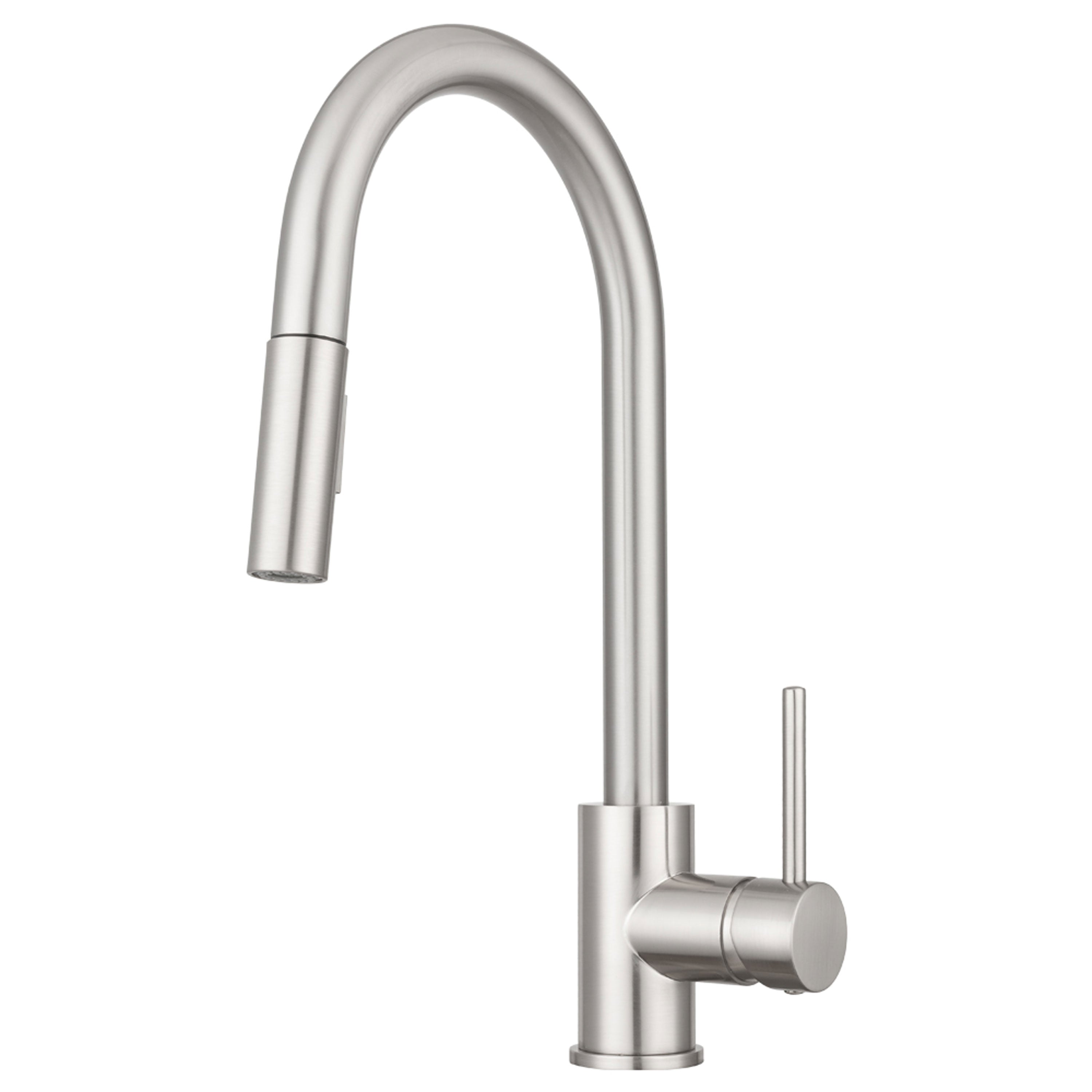 Dura Faucet DF-NMK530-SN Streamline RV Pull-Down Kitchen Faucet - Satin Nickel