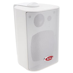 Boss Audio Systems MR4.3W 3-Way 200W Marine Box Speakers - 4", White Pair