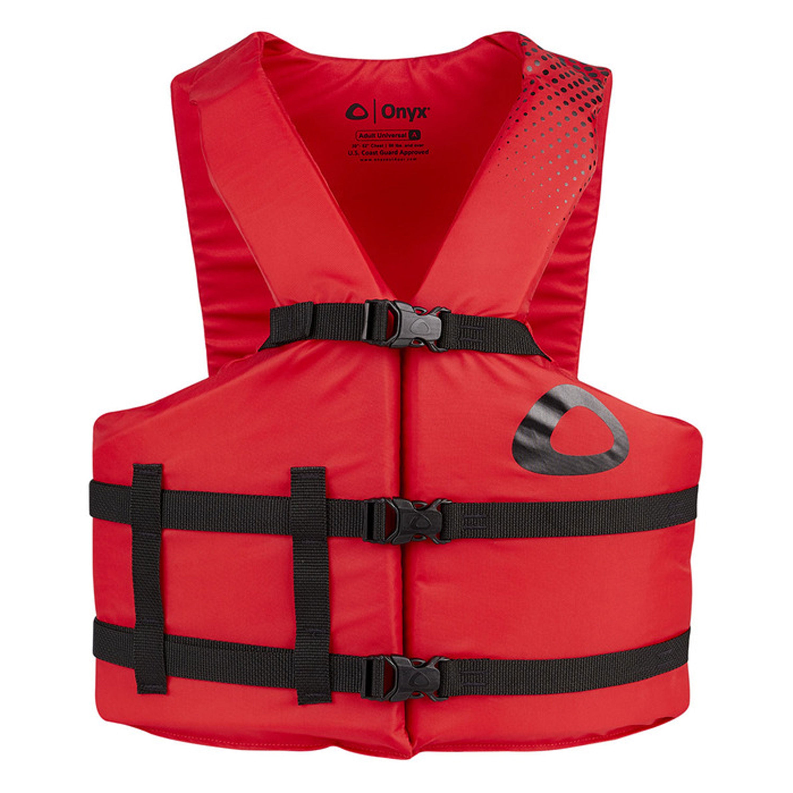 Onyx 103700-100-004-18 Adult Comfort General Purpose Vest - Universal, Red