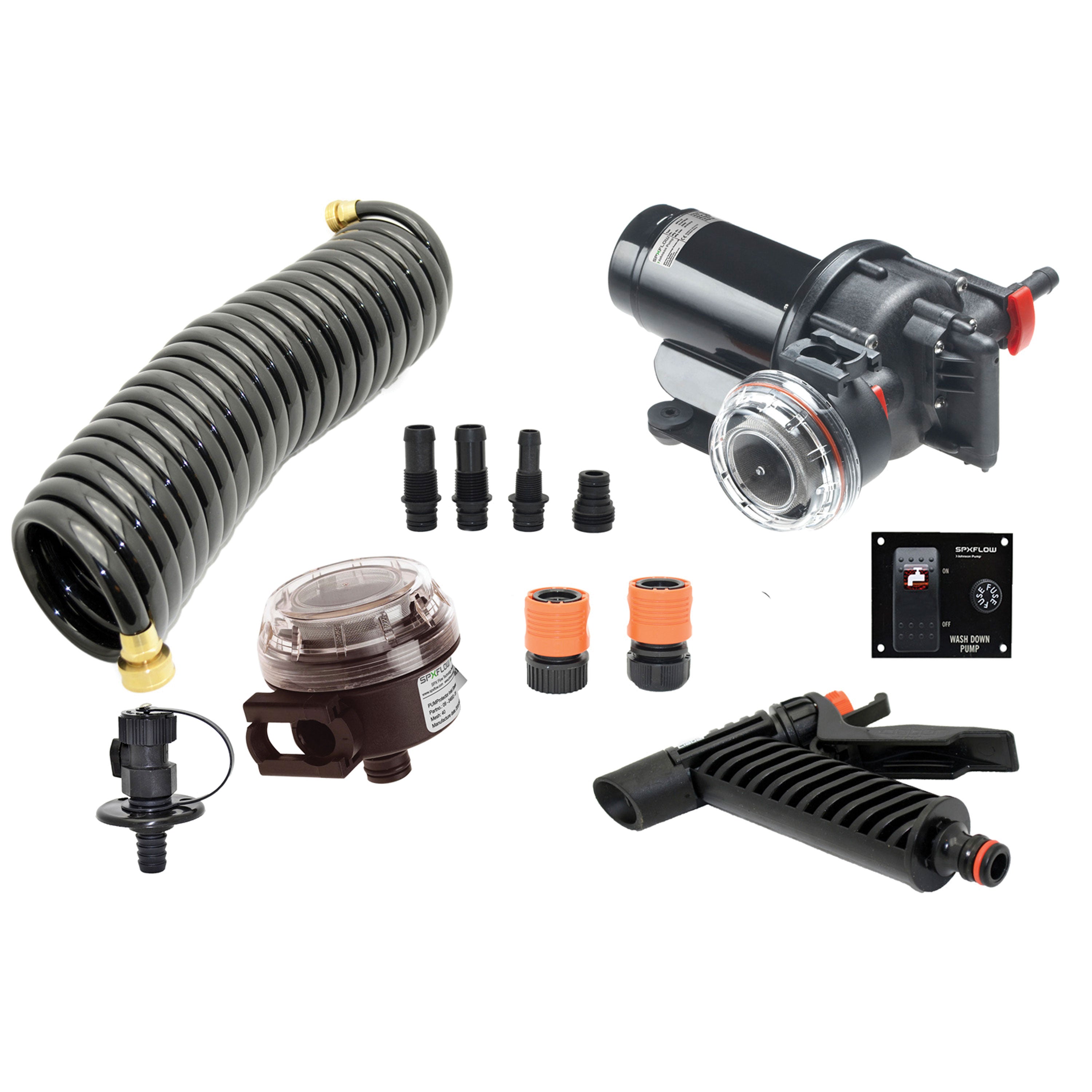 Johnson Pump JP-64535 Aqua Jet Wash Down Pump Kit - 3.5 GPM, 12V