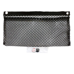 ObeCo OBPR-815-BLACKMSSD Mesh Pocket - 8" x 15", Black