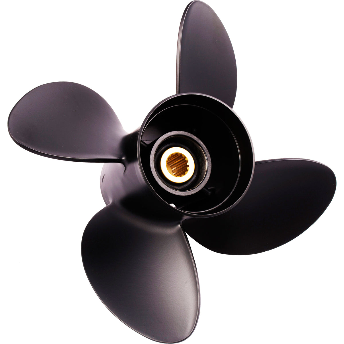 Solas 3514-148-15 Amita 4 Aluminum 4-Blade Propeller - LH, 14.75" Diameter x 15" Pitch x 15-Spline