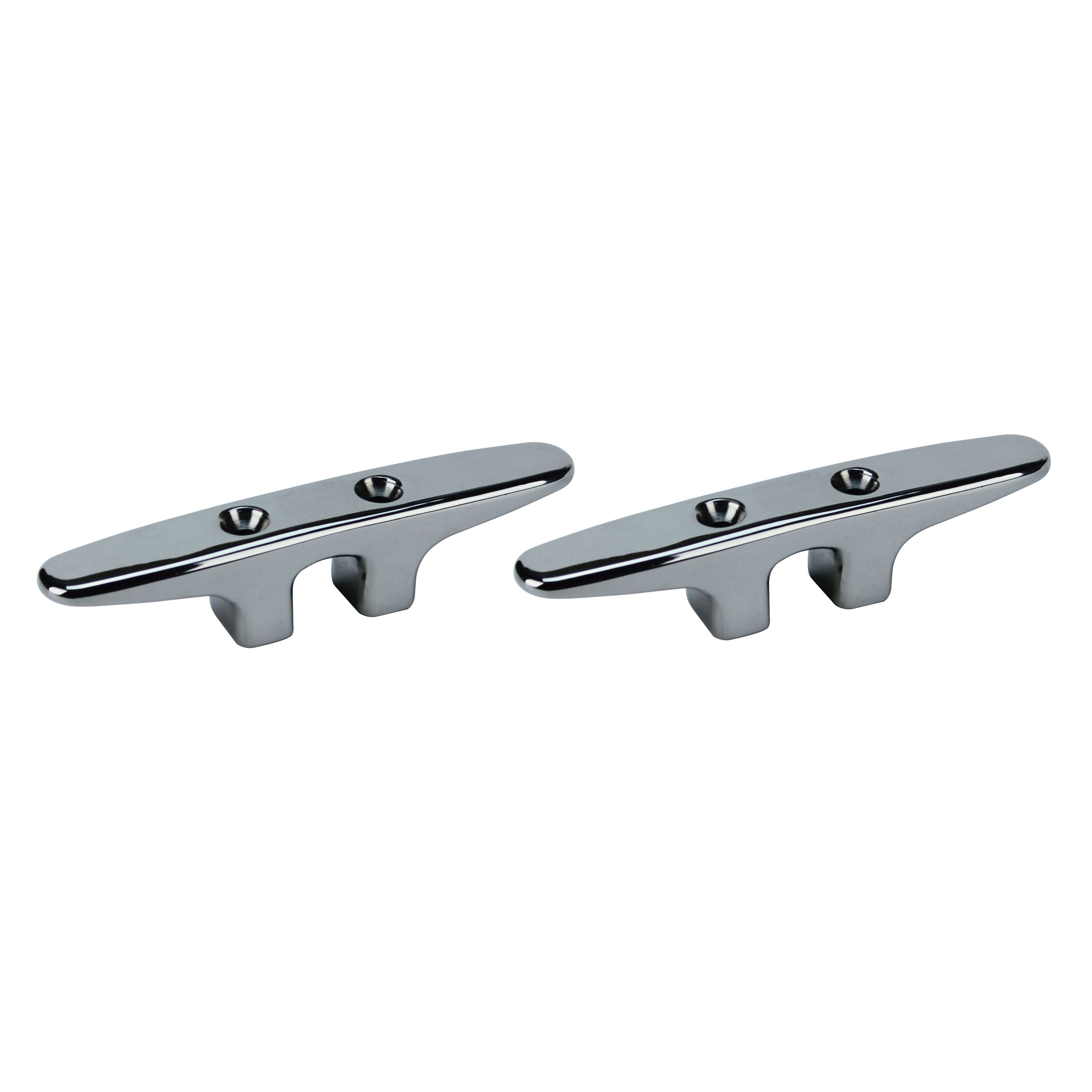 Extreme Max 3006.6762.2 Soft Point Stainless Steel Dock Cleat - 6", Value 2-Pack