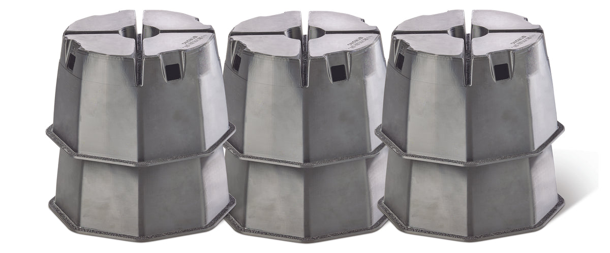Stromberg Carlson JBP-712.6 Base Pad Extreme - 7" Height, 6000 lbs. Capacity, Pack of 6