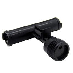Dura Faucet RV Shower Diverter Tee - Black