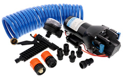 Jabsco Q401J-118N-4A HotShot HD4 Marine Washdown Pump with 25' Coil - 12V, 4 GPM, 60 PSI Shut-Off