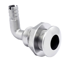 Whitecap 6578X 90Â° Duplex Stainless Steel Thru Hull - 1" Hose