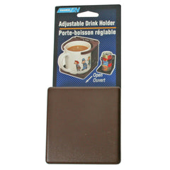 Camco 57473 Adjustable Drink Holder - Brown