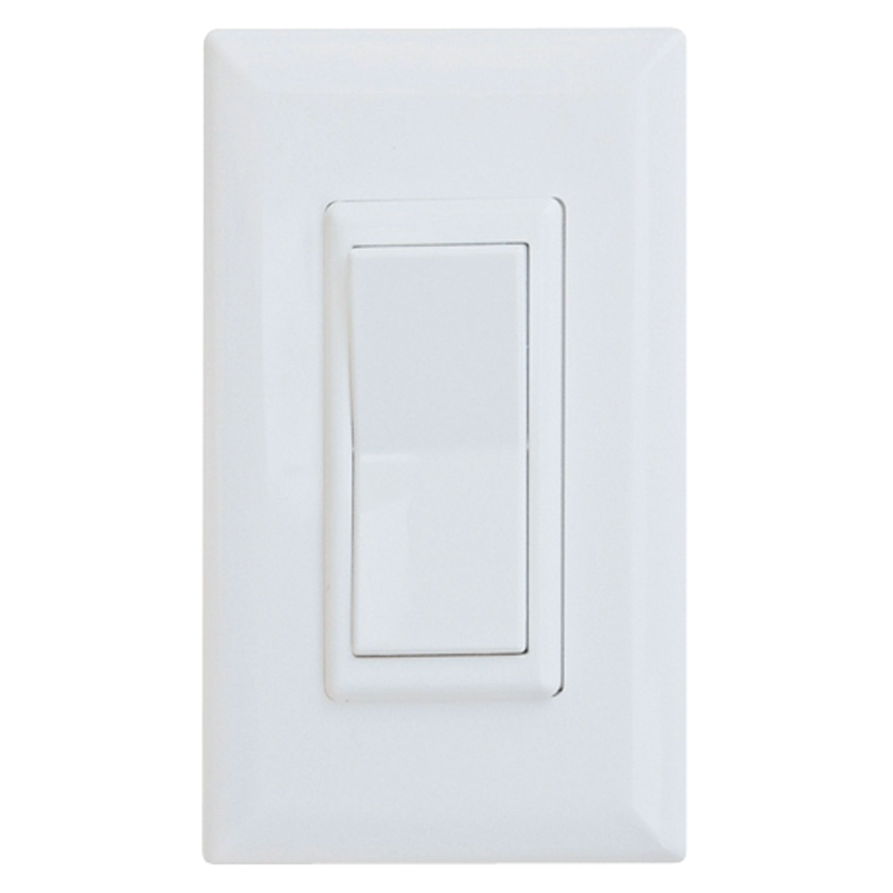Diamond Group by Valterra DG52595VP Decor Rocker Switch with Cover - 15 Amp, White