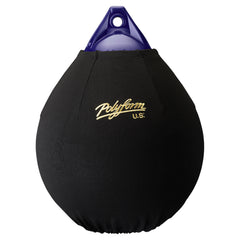 Polyform EFC-A4 BLACK EFC Series Elite Fender Cover for A-4 Fenders - Black