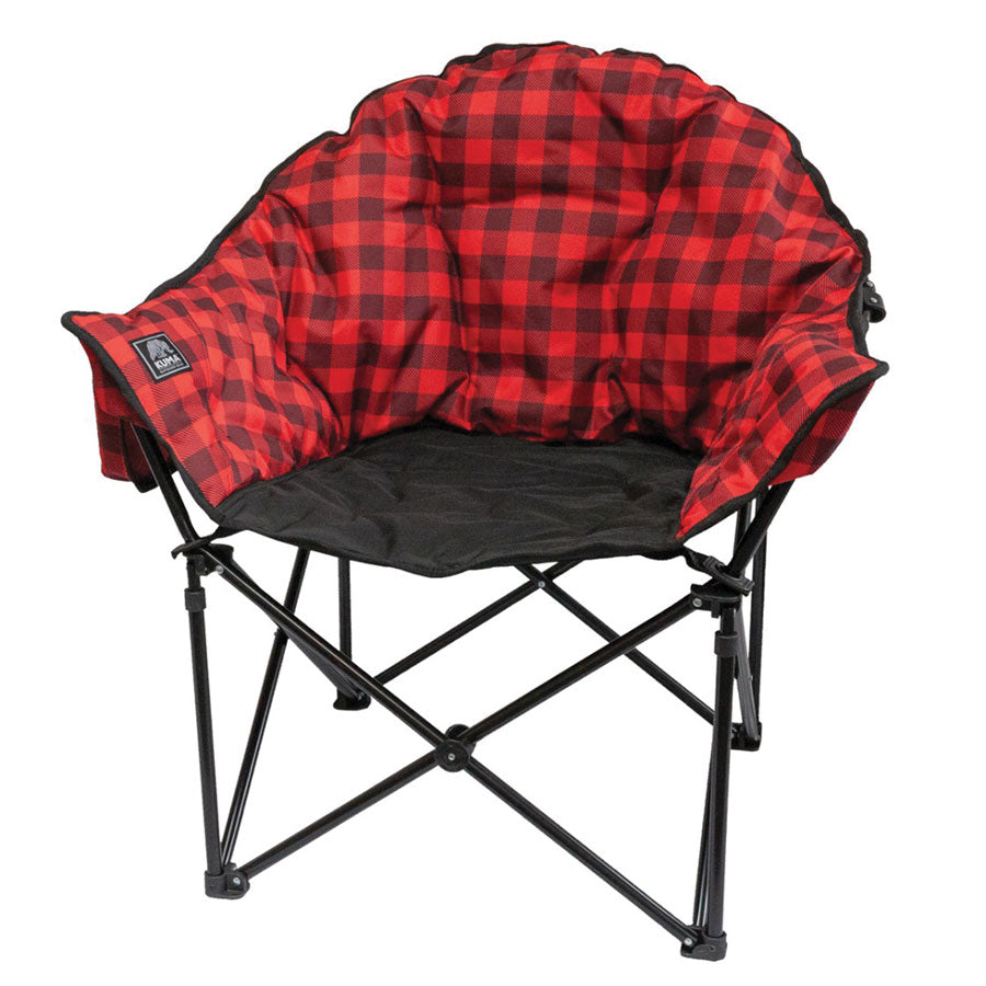 KUMA KM-LBCH-RB Lazy Bear Chair - Red Plaid