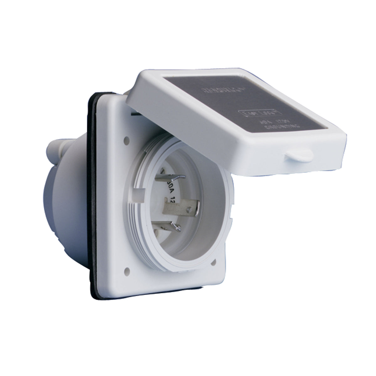Marinco 301EL-B Standard Power Inlet - 30A/125V