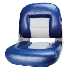 Tempress 54672 Navistyle Low-Back Boat Seat - Blue/Gray