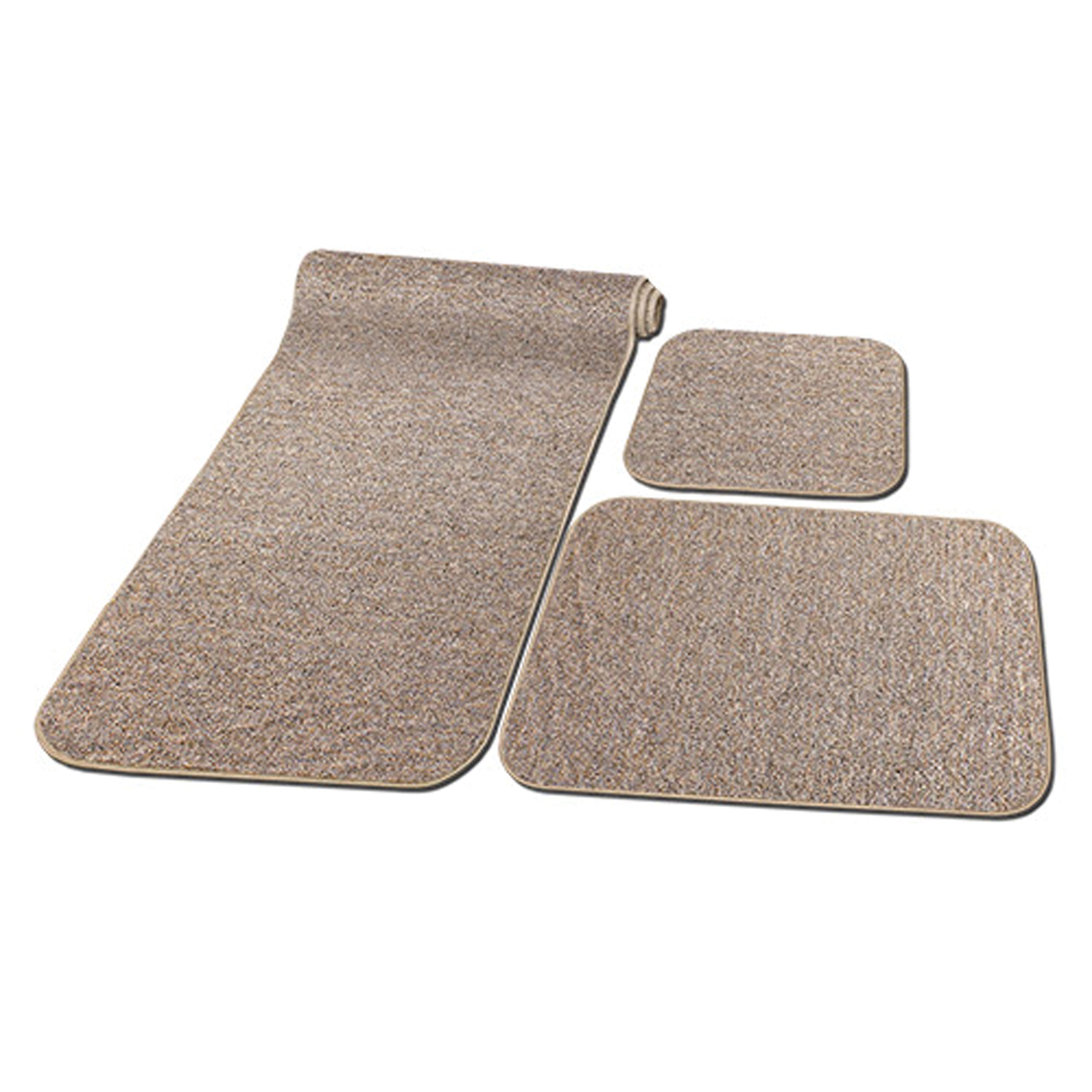 Prest-O-Fit 5-0258 Decorian 3-Piece RV Rug Set - Sandstone
