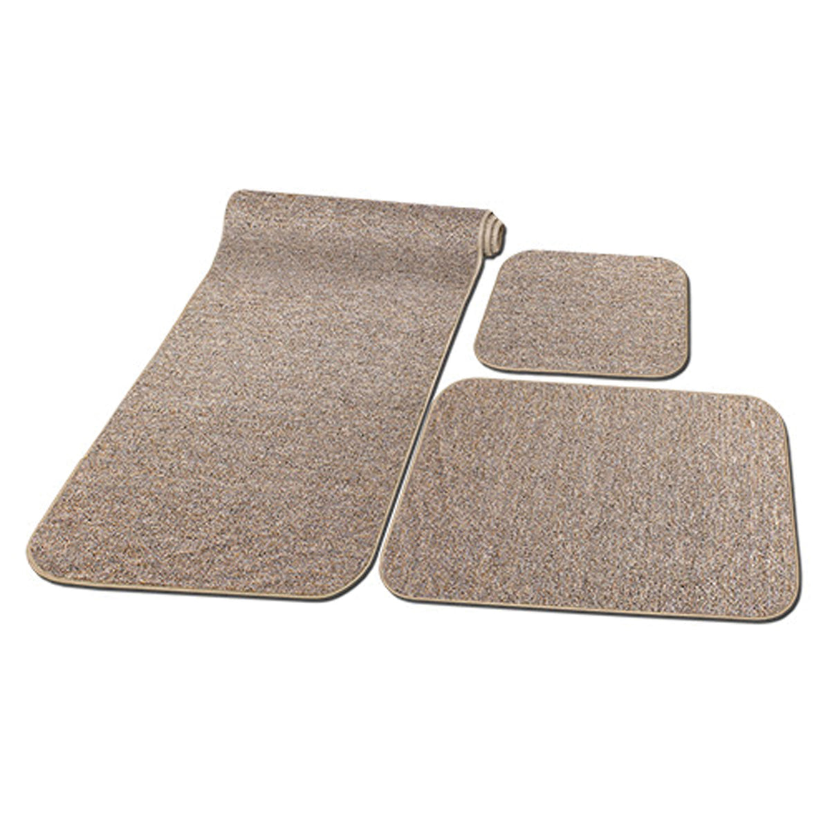Prest-O-Fit 5-0258 Decorian 3-Piece RV Rug Set - Sandstone