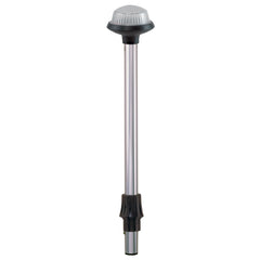 Perko 1460DP5CHR Coastal-Series Reduced Glare White All-Round Navigation Pole Light - 42" Height