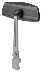 PTM Watersports P13157-200TEBCL Rail Mount Pontoon Mirror System Pro - Electrobrite Silver
