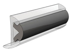 TACO Marine V12-4155BKA50-1 Flexible Rub Rail Vinyl Insert - 3/4" x 3/8"