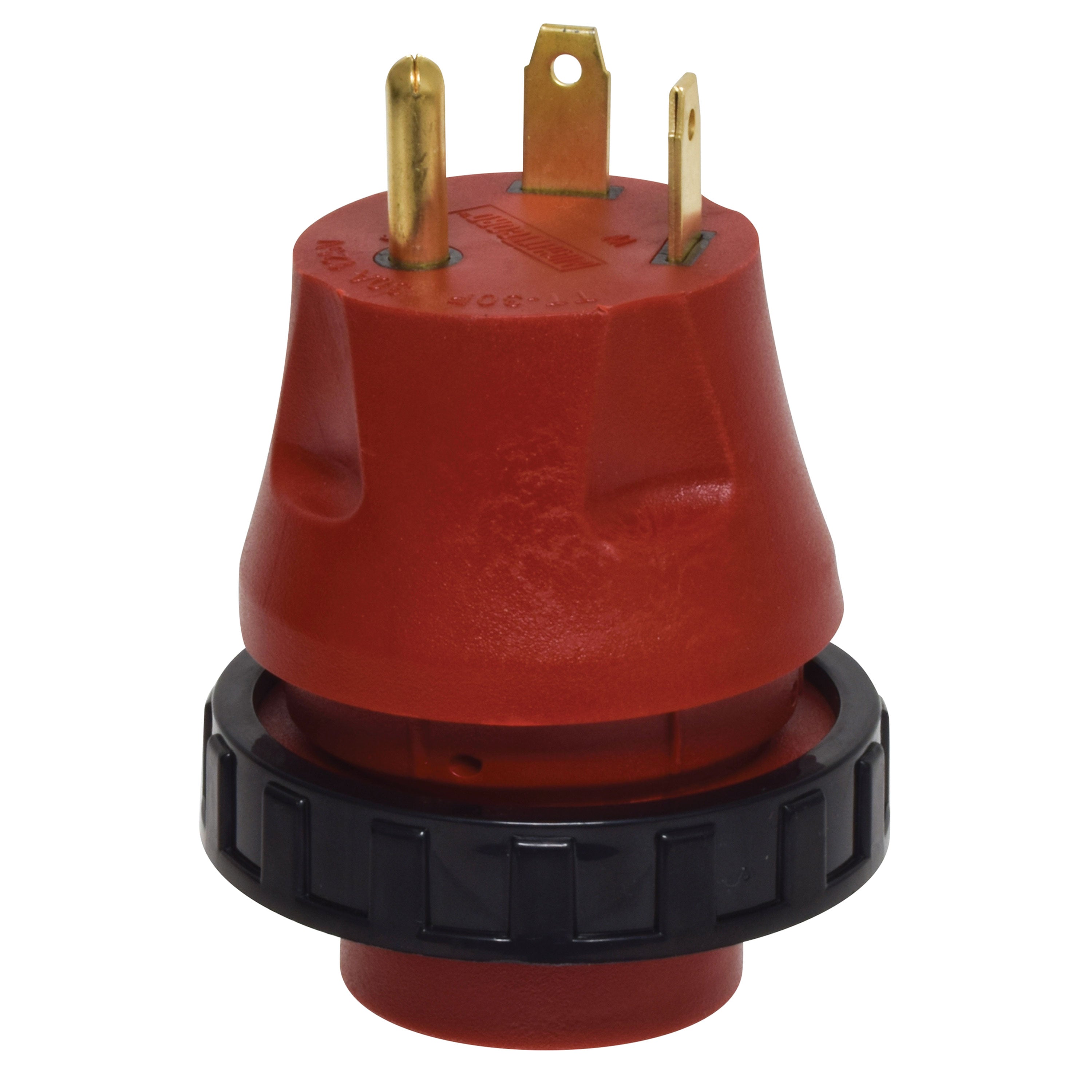 Valterra A10-3030DAVP Mighty Cord Detachable Adapter Plug - 30AM to 30AF, Red (Carded)