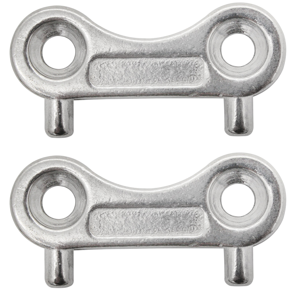 Extreme Max 3006.6777.2 Stainless Steel Deck Plate Key - 1-1/4", Value 2-Pack