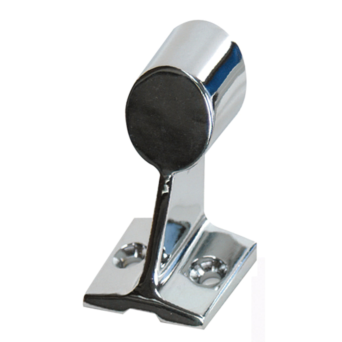 Whitecap S-1488C 60Â° Aft Handrail Stanchion - 7/8" x 1-1/2", CP/Zamac