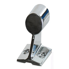 Whitecap S-1488C 60Â° Aft Handrail Stanchion - 7/8" x 1-1/2", CP/Zamac