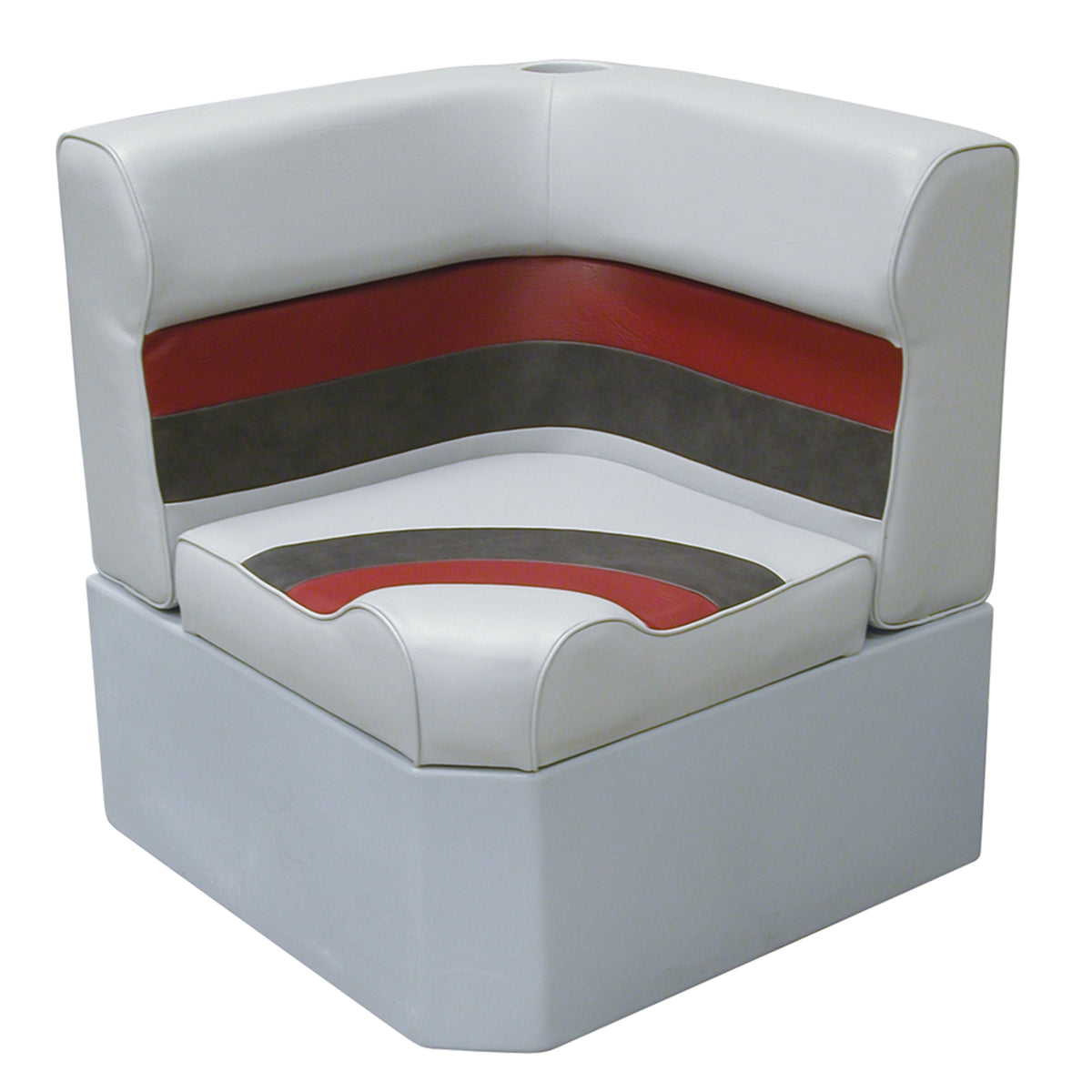 Wise 8WD133-1012 Deluxe Corner Section - Grey/Charcoal/Red