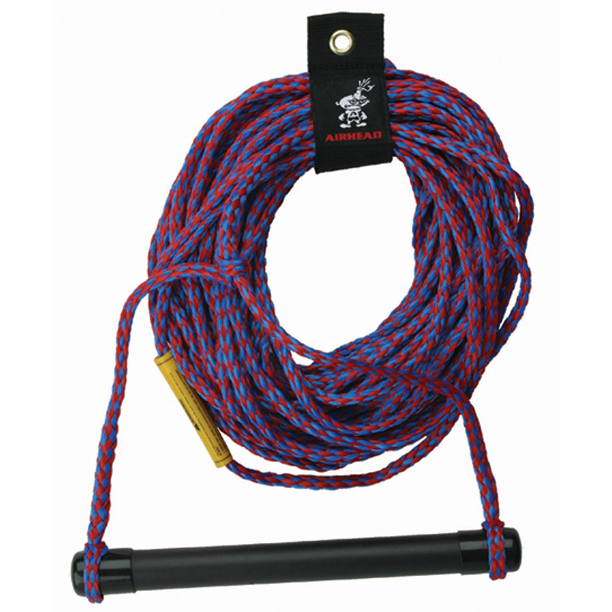 Airhead AHSR-1 Water Ski Rope with Rubber Handle - 75', Red/Blue
