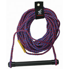 Airhead AHSR-1 Water Ski Rope with Rubber Handle - 75', Red/Blue