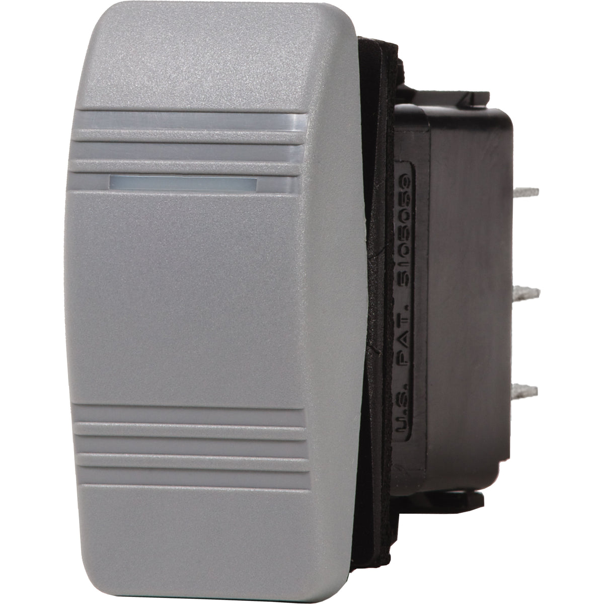 Blue Sea Systems 8230-BSS SPST Gray Contura Switch - Off/On