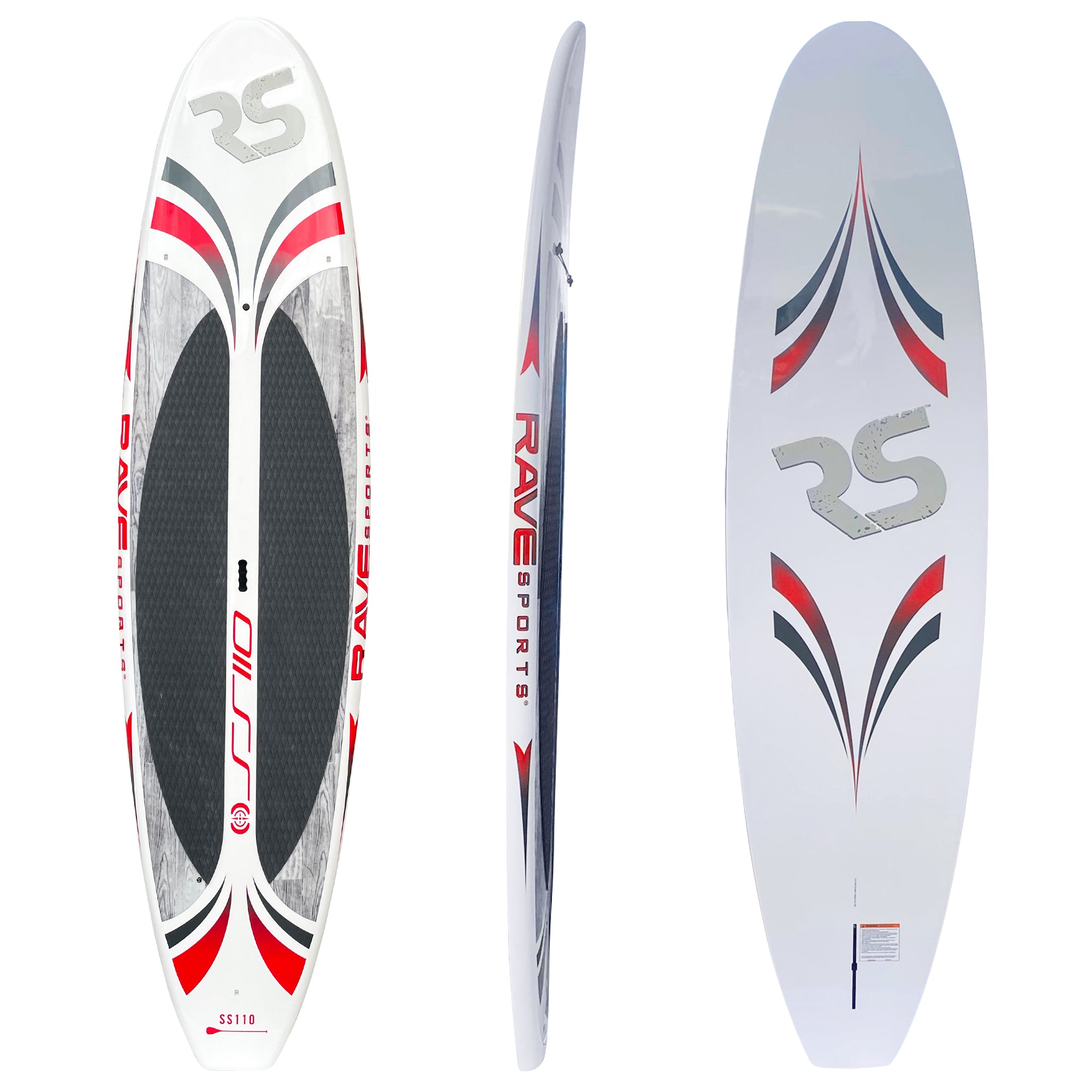 RAVE Sports 02982 Shoreline Series SS110 SUP - Driftwood Red