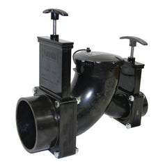 Valterra T80 Rotating Valve - Double Ell, 3" Hub x 1-1/2" Hub x 3" Bayonet