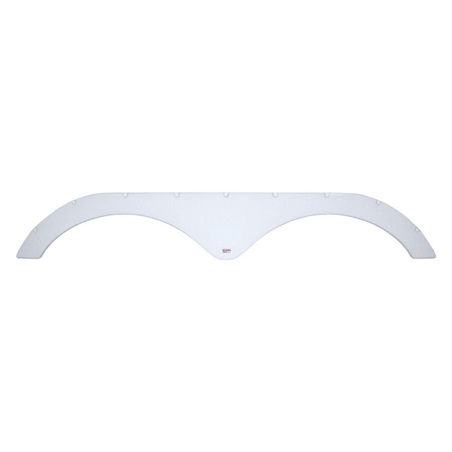 Icon 12381 Tandem Axle Fender Skirt FS2381 for Heartland - Polar White