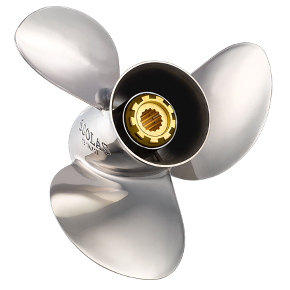 Solas 3331-120-09 Saturn Stainless Steel 3-Blade Propeller - RH, 12" Diameter x 9" Pitch