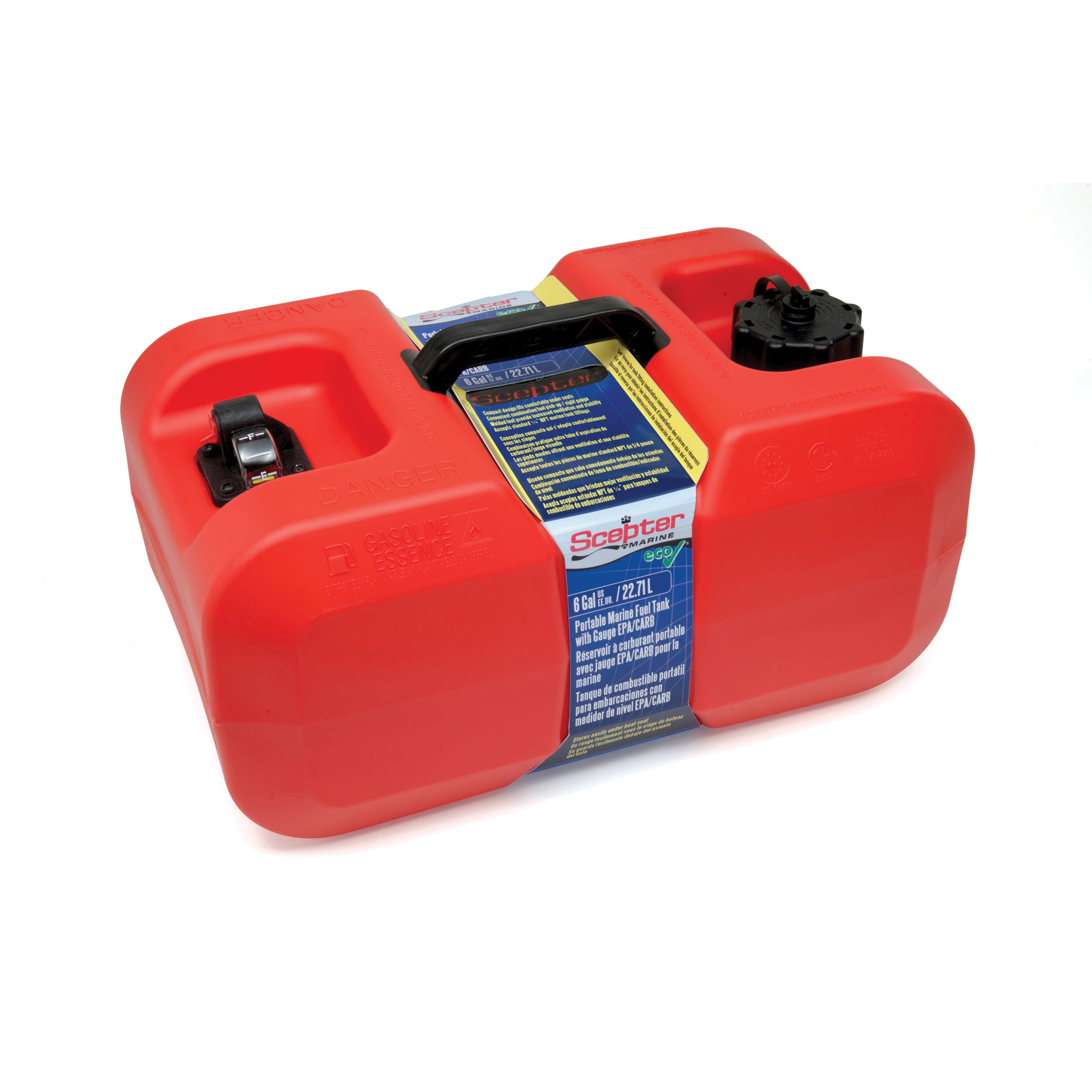 Scepter 10511 Under Seat Portable Fuel Tank - 6 Gallon