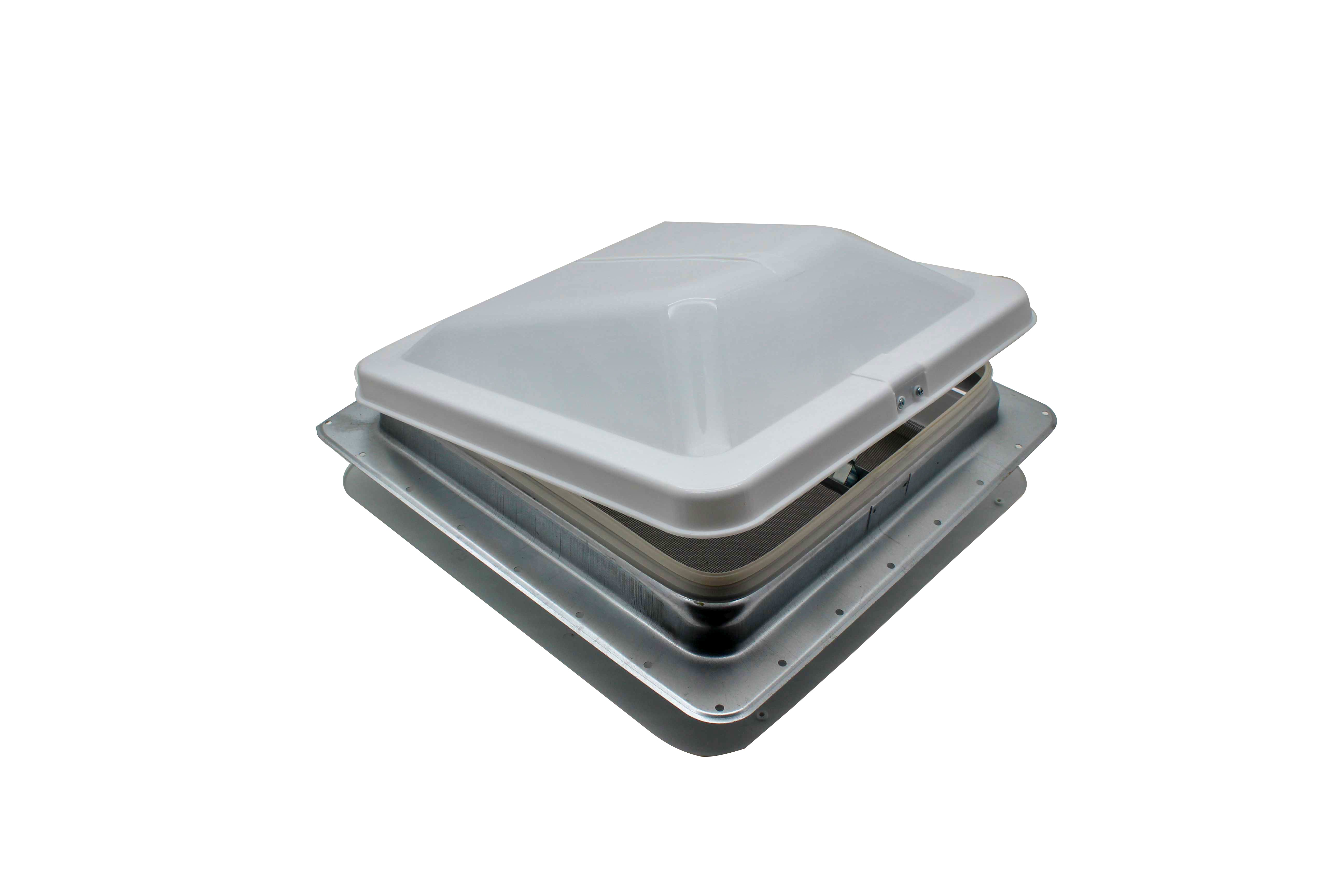 Heng's 74111A-C1G1 Universal Roof Vent Non-Powered with Exchange Lid - 14" Smoke