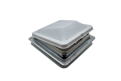 Heng's 74111A-C1G1 Universal Roof Vent Non-Powered with Exchange Lid - 14" Smoke