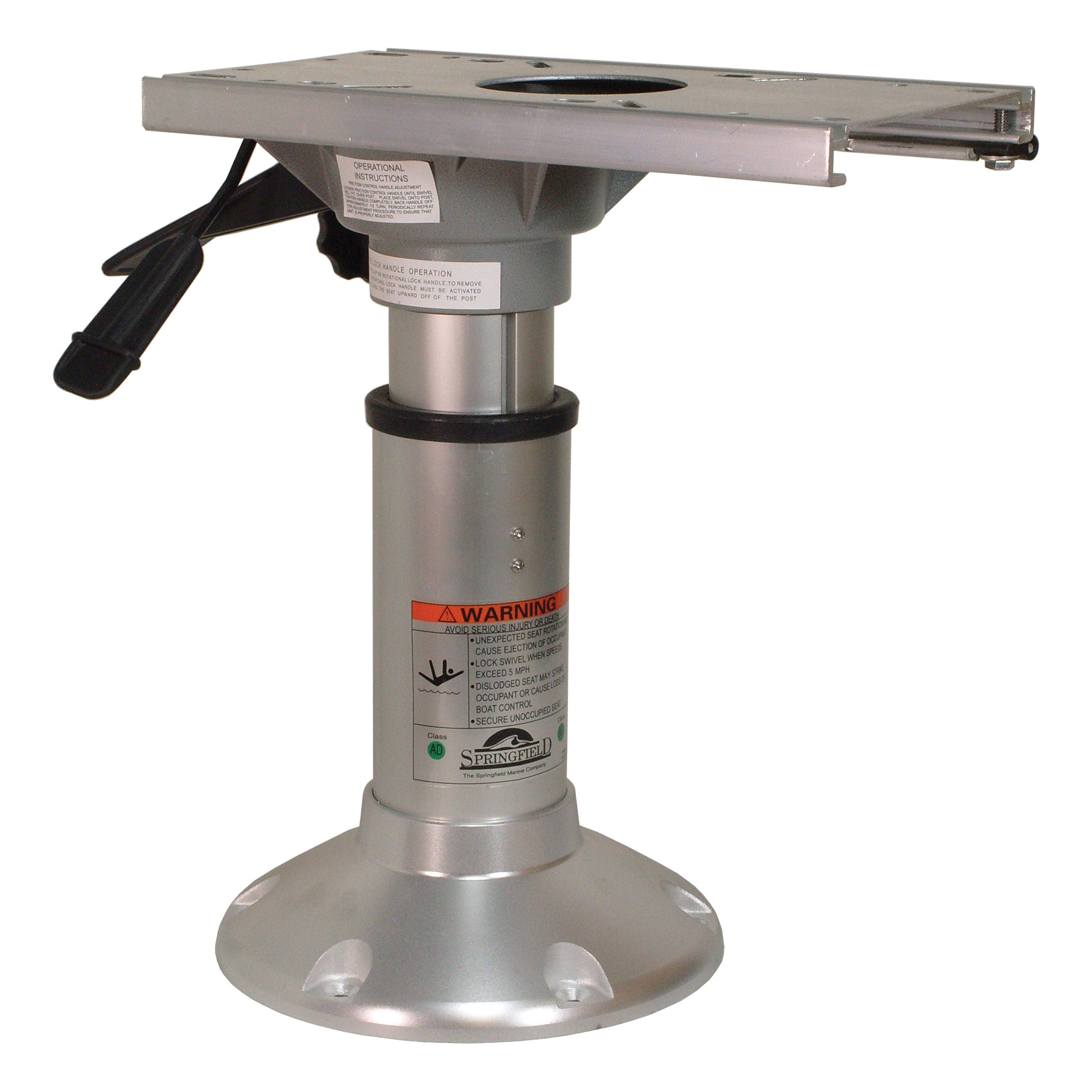 Springfield 1250456-L Heavy-Duty Mainstay Adjustable Pedestal Package - 10" to 12"