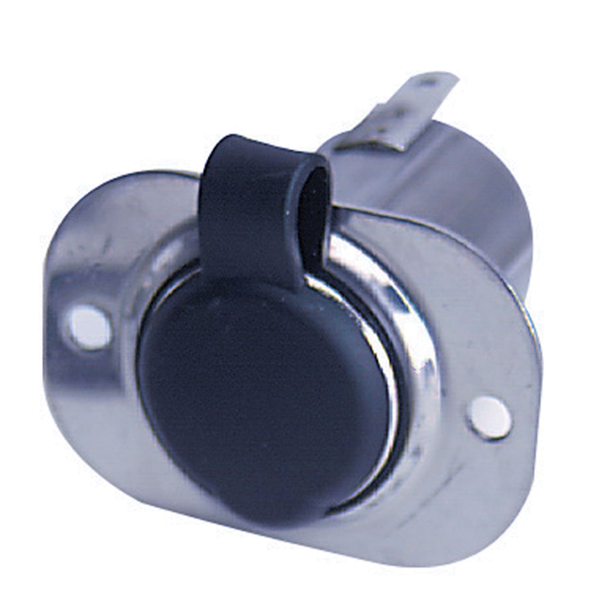 Whitecap S-8074C Stainless Steel Power Receptacle with Cap - 12V