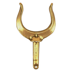 Perko 0828DP0PLB Ribbed-Type Rowlock Horns - 2", Manganese Bronze Finish