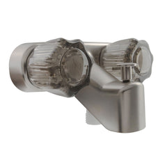 Dura Faucet Non-Metallic RV Tub and Shower Diverter Faucet - Brushed Satin Nickel