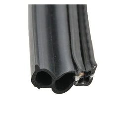 AP Products 018-181-BB Black Double Bulb Seal with Slide-On Clip - 1-1/2" x 3/4" x 28'