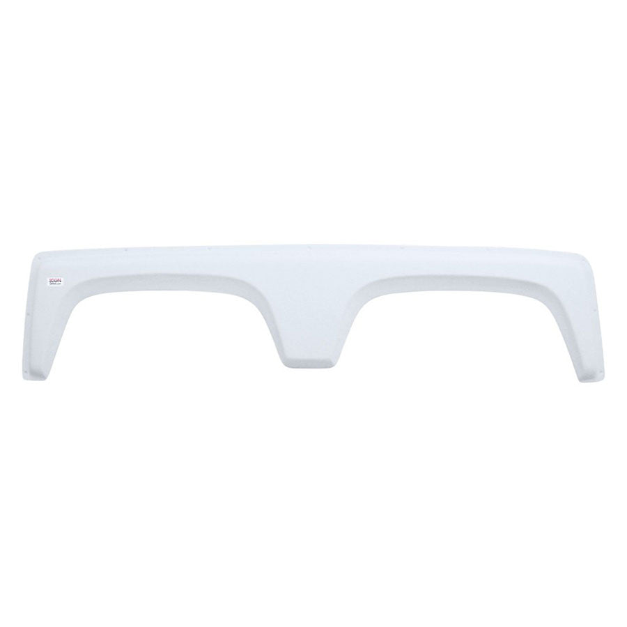 Icon 01799 Tandem Axle Fender Skirt FS1799 for Cruiser - Polar White