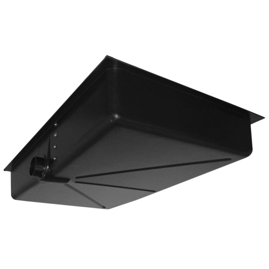 Icon 12423 Holding Tank with Center Side Drain HT138SD - 50" x 30" x 4", 44 Gallon