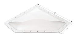 Icon 01868 RV Skylight NSL2810 - 32" x 13" with Neo Angle, Clear