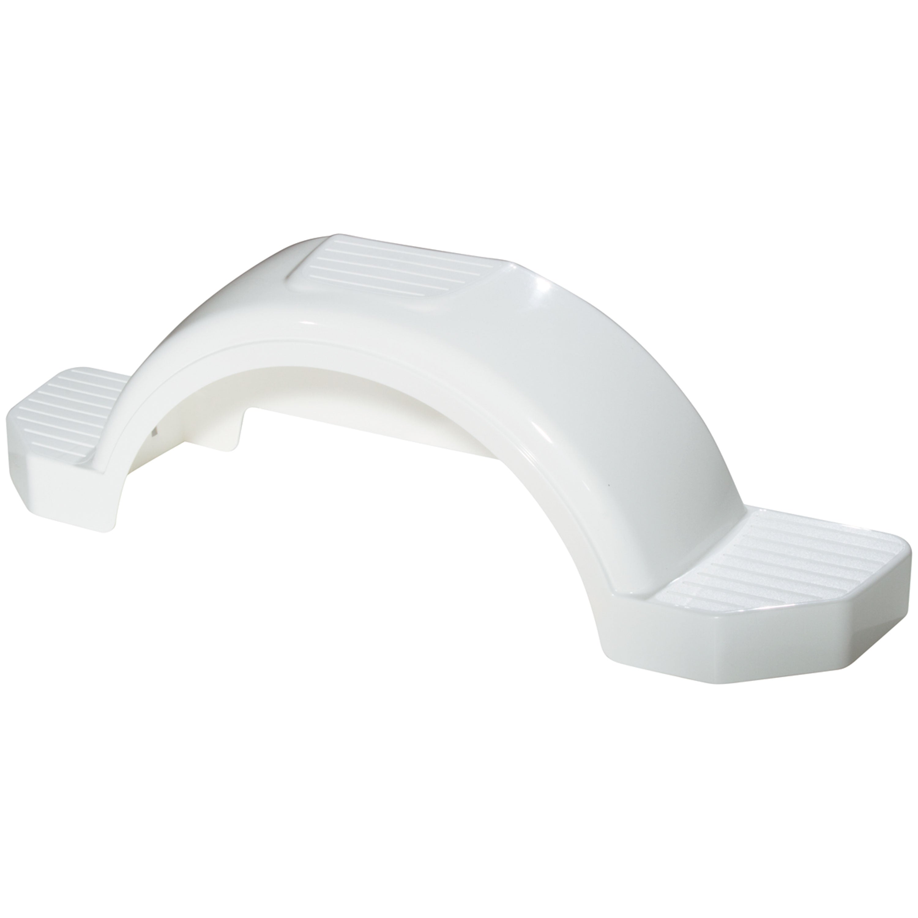 Fulton 008574 Plastic Trailer Fender for Single 14" Tire - White