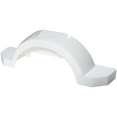 Fulton 008574 Plastic Trailer Fender for Single 14" Tire - White