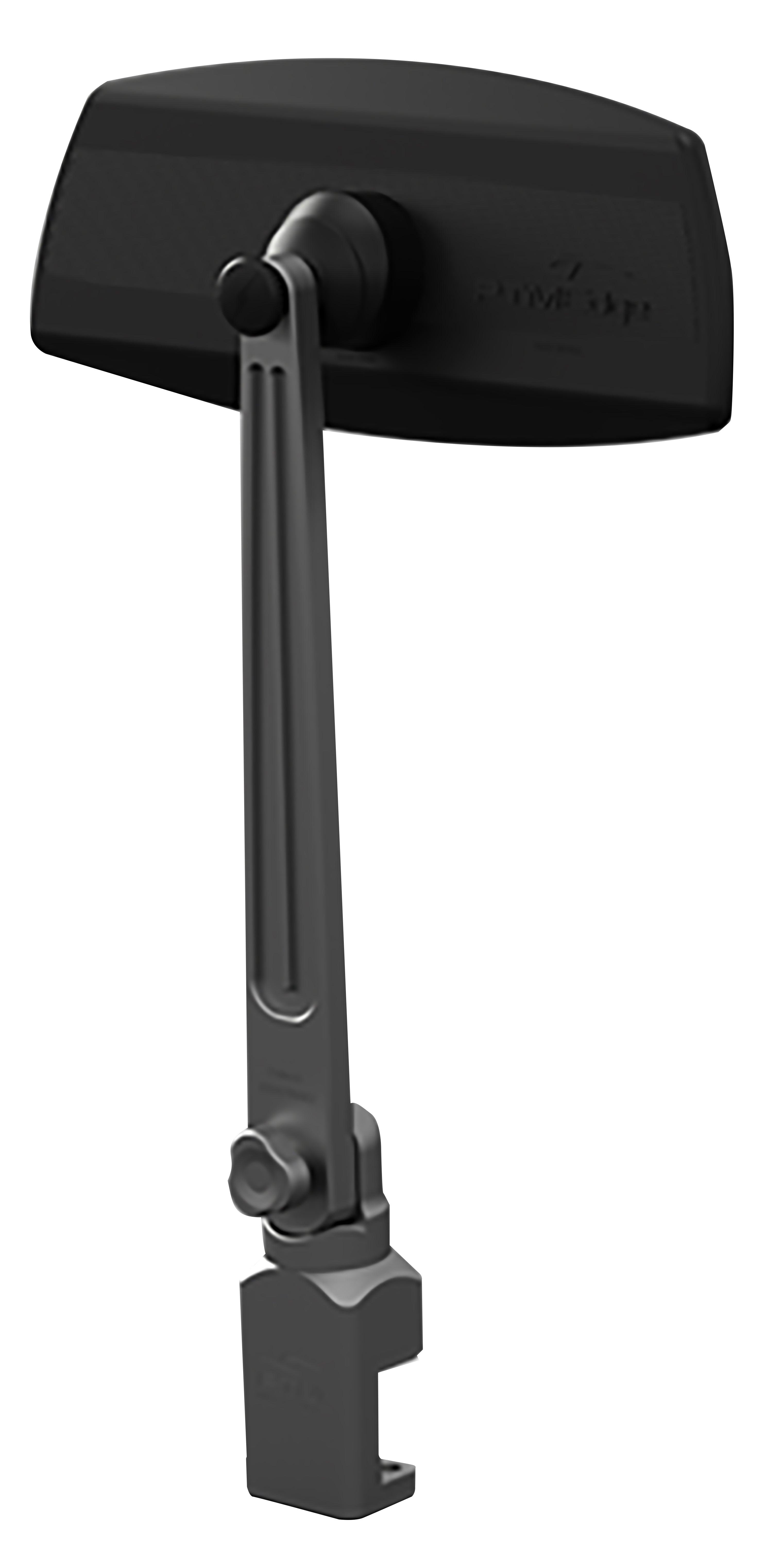 PTM Watersports P13157-200TEBGR Rail Mount Pontoon Mirror System Pro - Titanium Gray